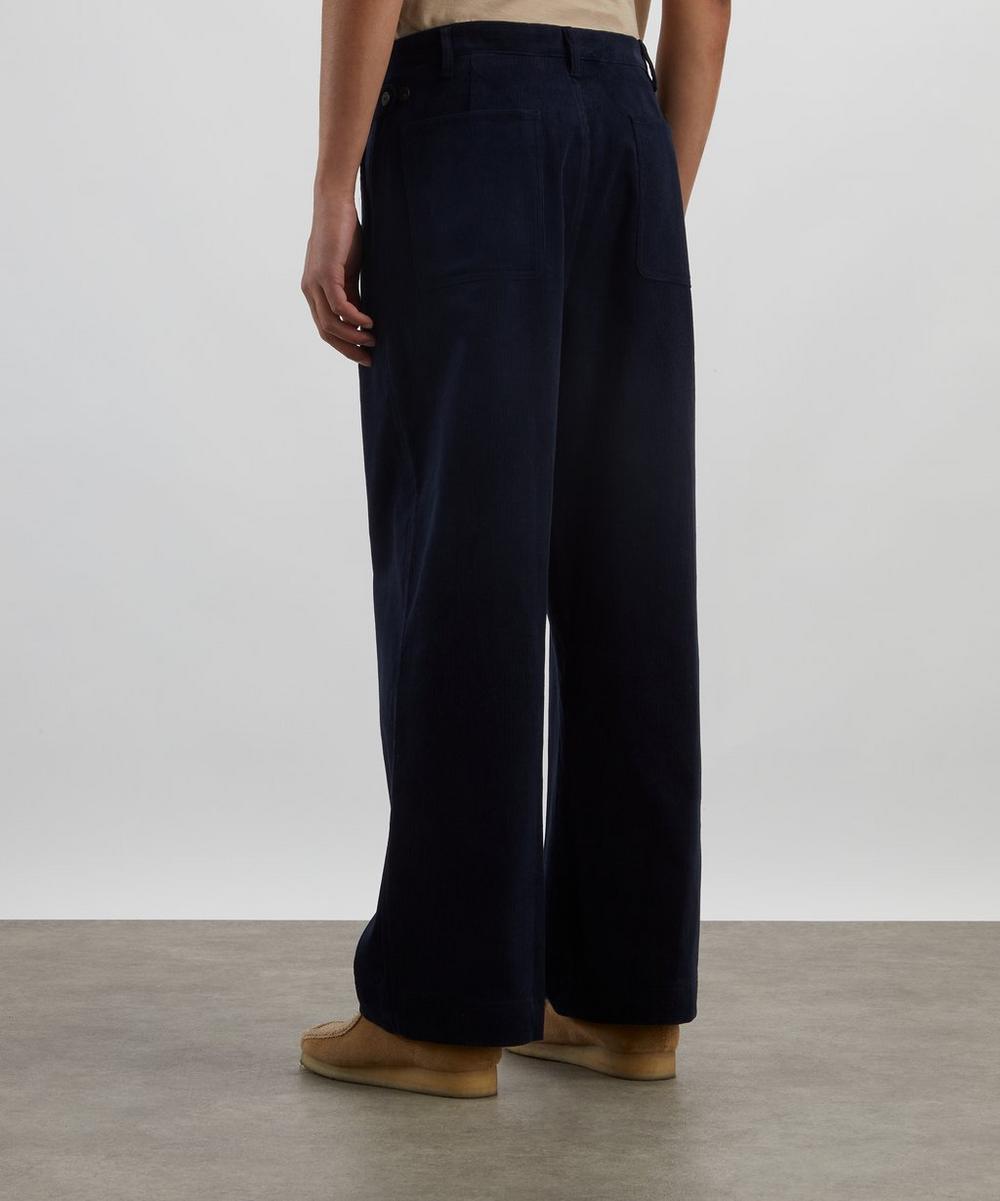 Liberty London Le17septembre Side Button Corduroy Trousers