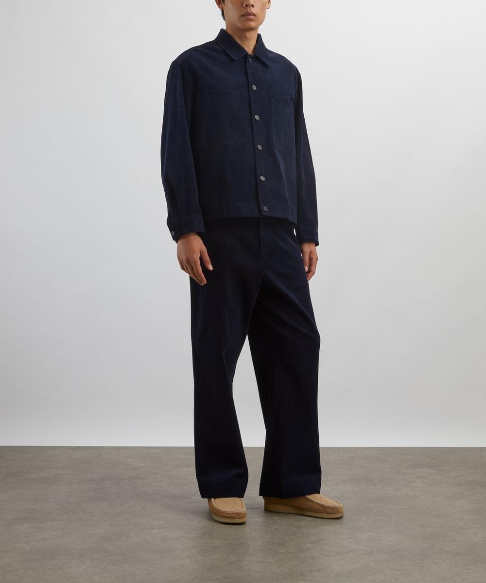 liberty london Le17septembre Side Button Corduroy Trousers