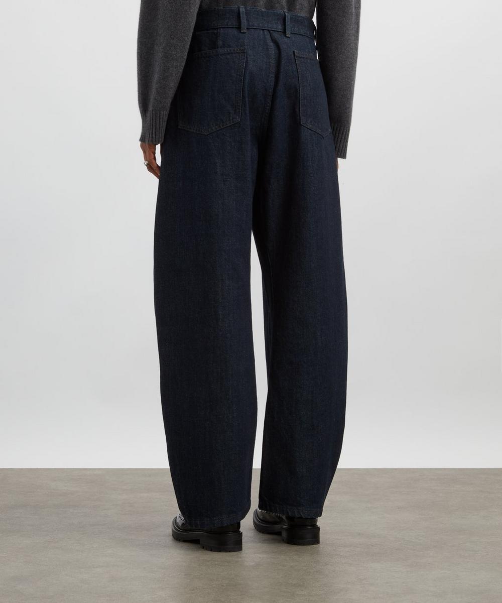 Liberty London Lemaire Twisted Belted Denim Trousers