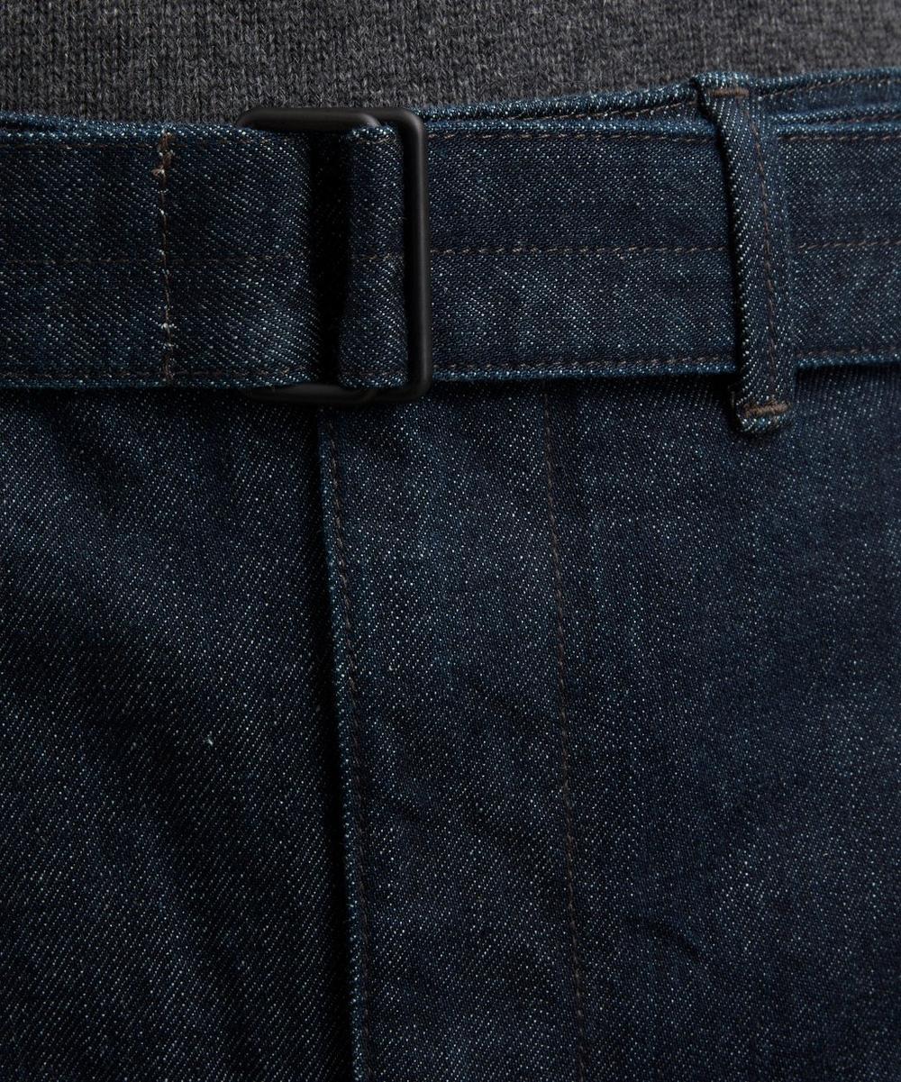 Liberty London Lemaire Twisted Belted Denim Trousers