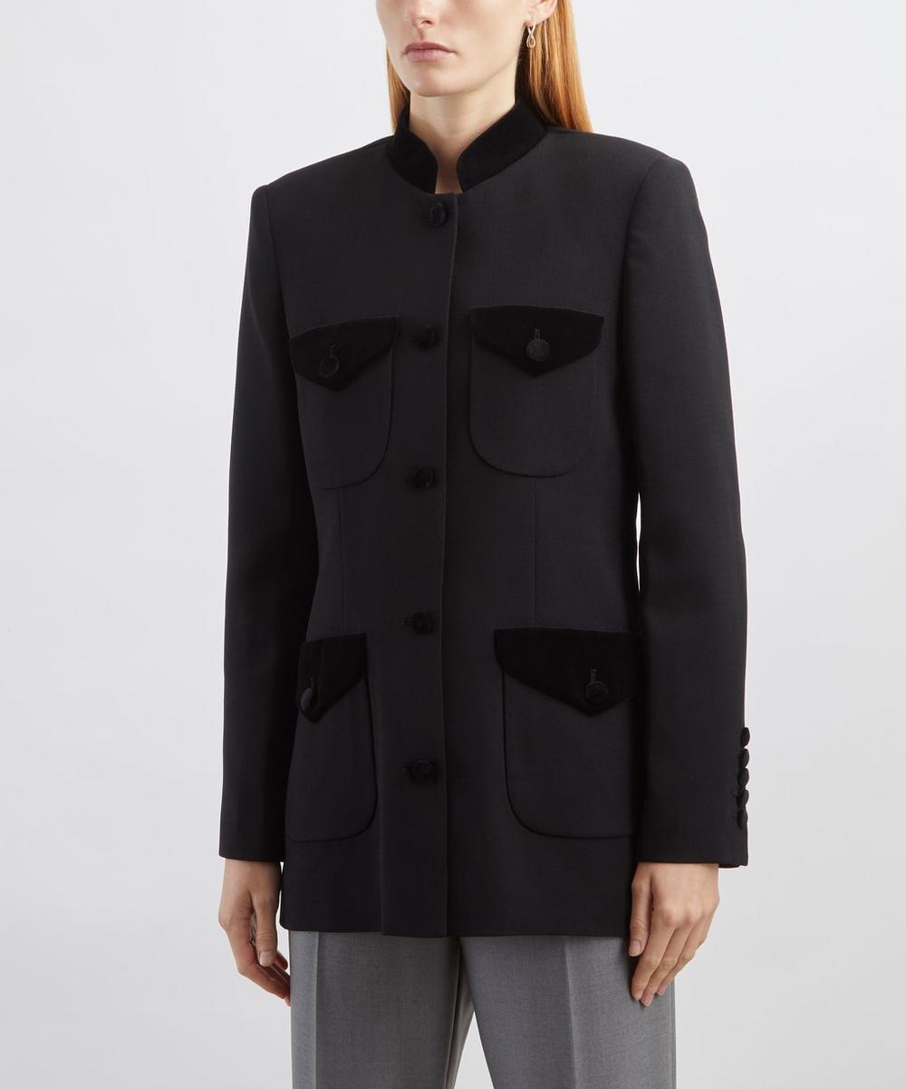 Liberty London Liberowe Raja Signature Black Wool Jacket