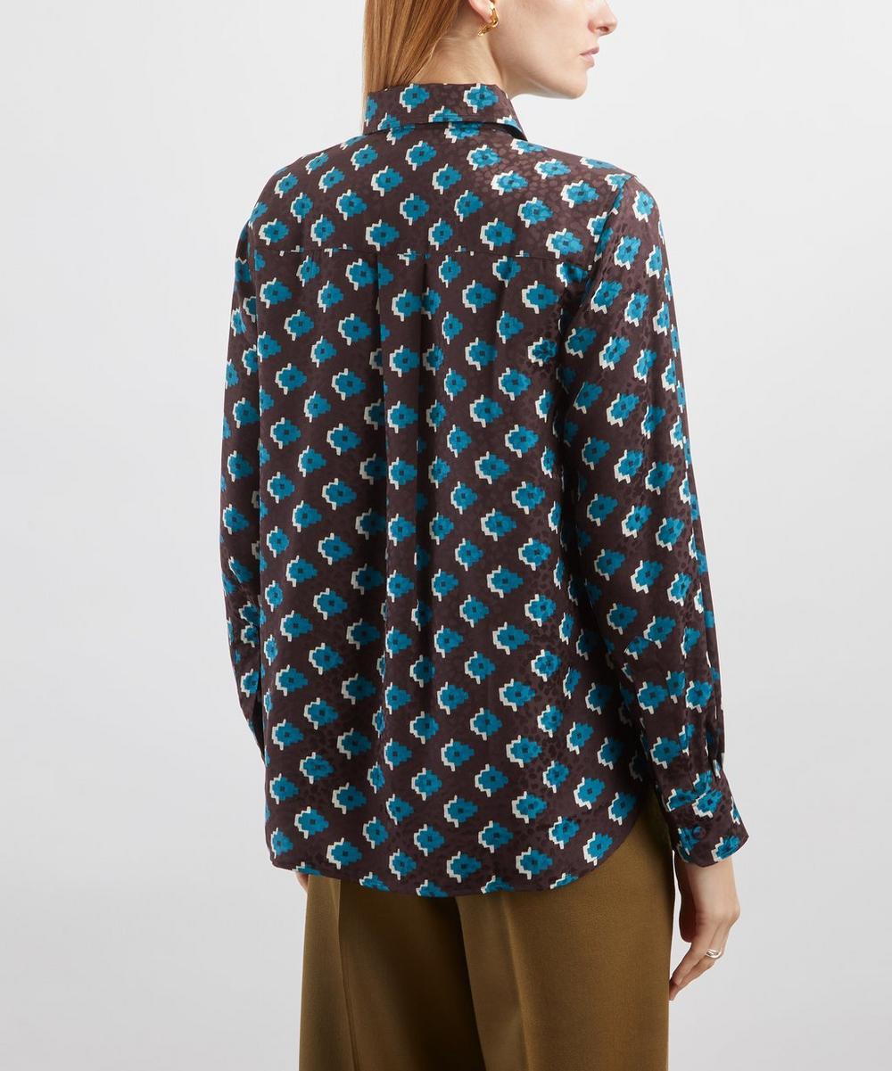 Liberty London Liberty Adamas Silk Jacquard Relaxed Shirt