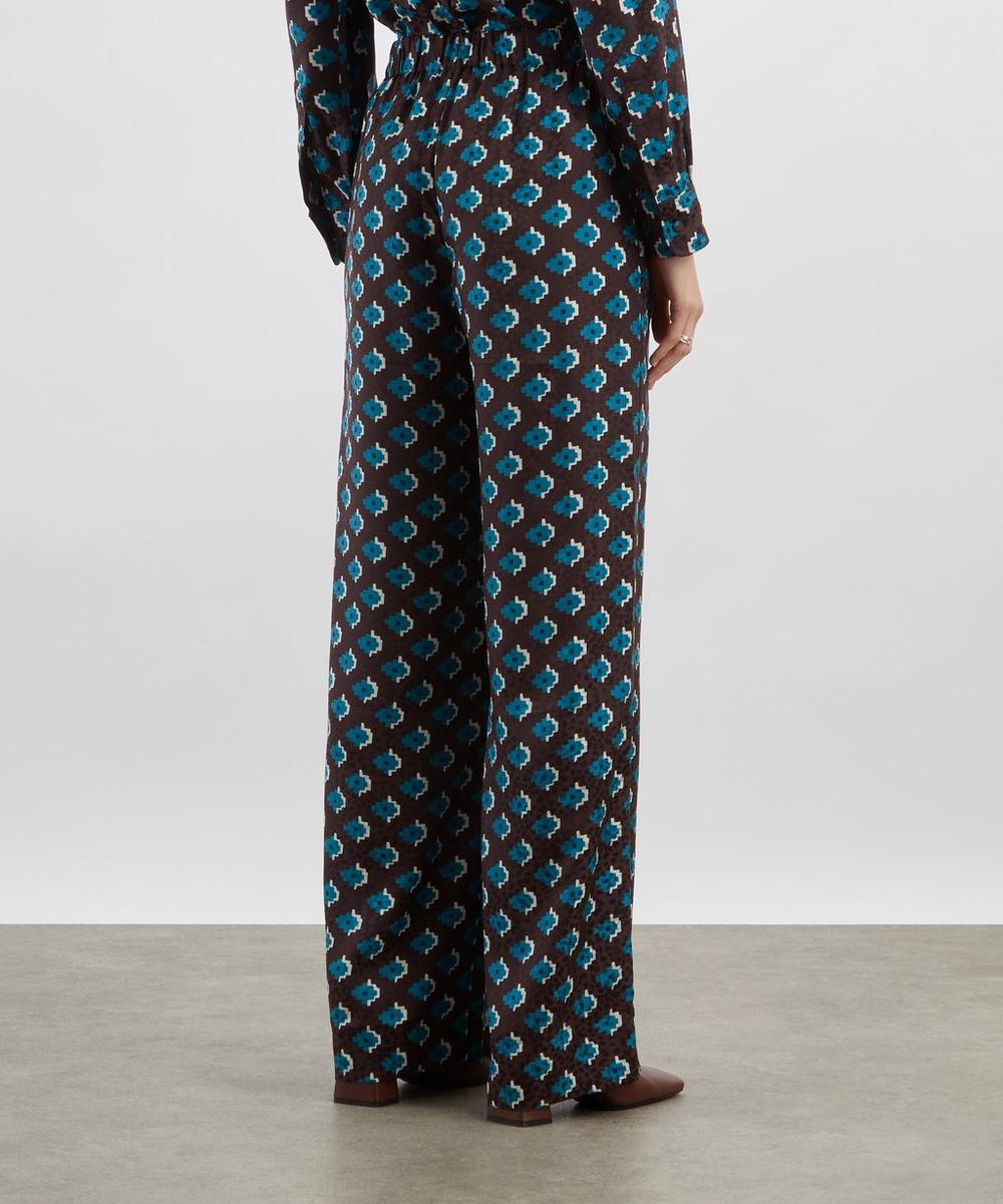 Liberty London Liberty Adamas Silk Palazzo Trousers
