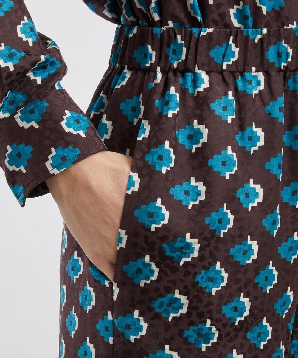 Liberty London Liberty Adamas Silk Palazzo Trousers