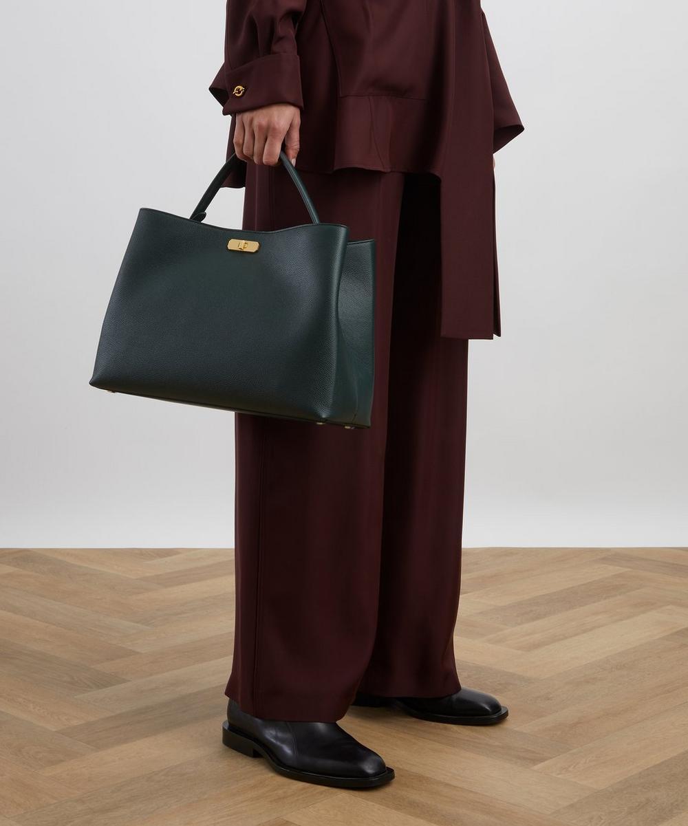 liberty london Liberty Burlington Leather Top Handle Bag