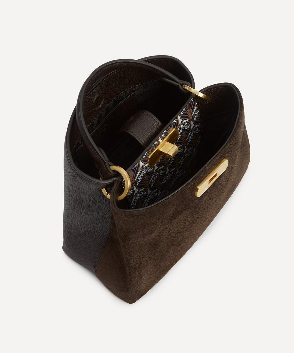 Liberty London Liberty Burlington Suede Mini Top Handle Bag