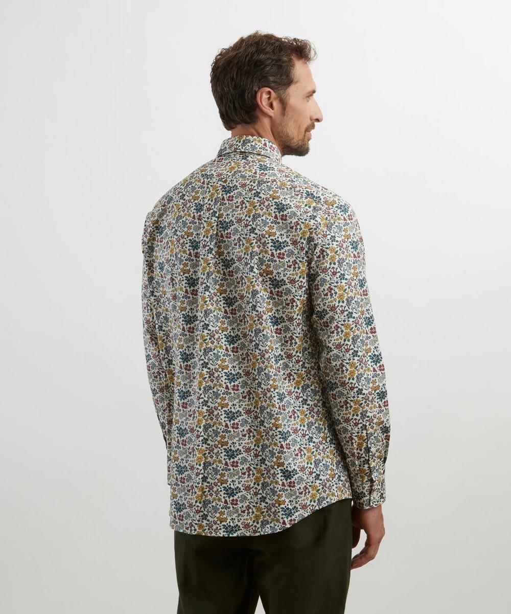 Liberty London Liberty Button-Down Regular Fit Cotton Shirt In Annabella