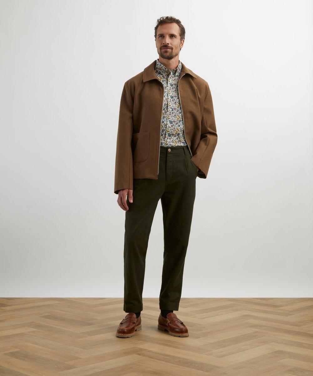 liberty london Liberty Button-Down Regular Fit Cotton Shirt in Annabella