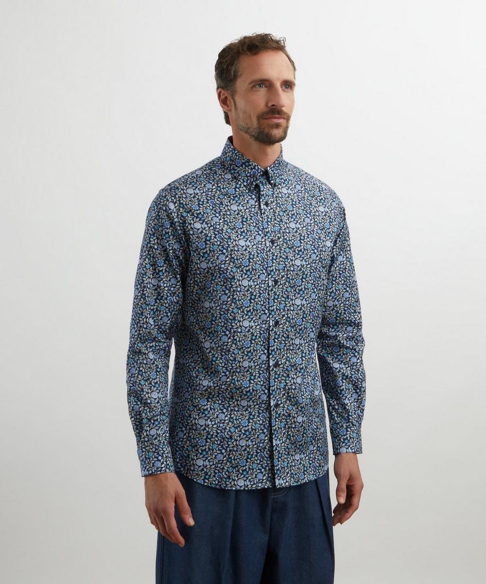 Liberty London Liberty Button-Down Regular Fit Cotton Shirt In Zara Thanrose