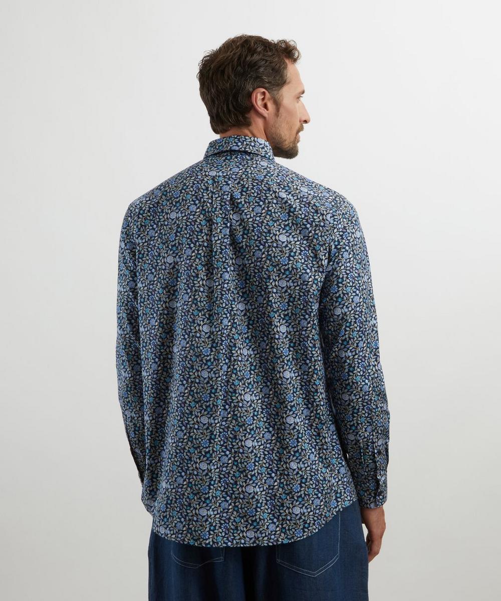 Liberty London Liberty Button-Down Regular Fit Cotton Shirt In Zara Thanrose