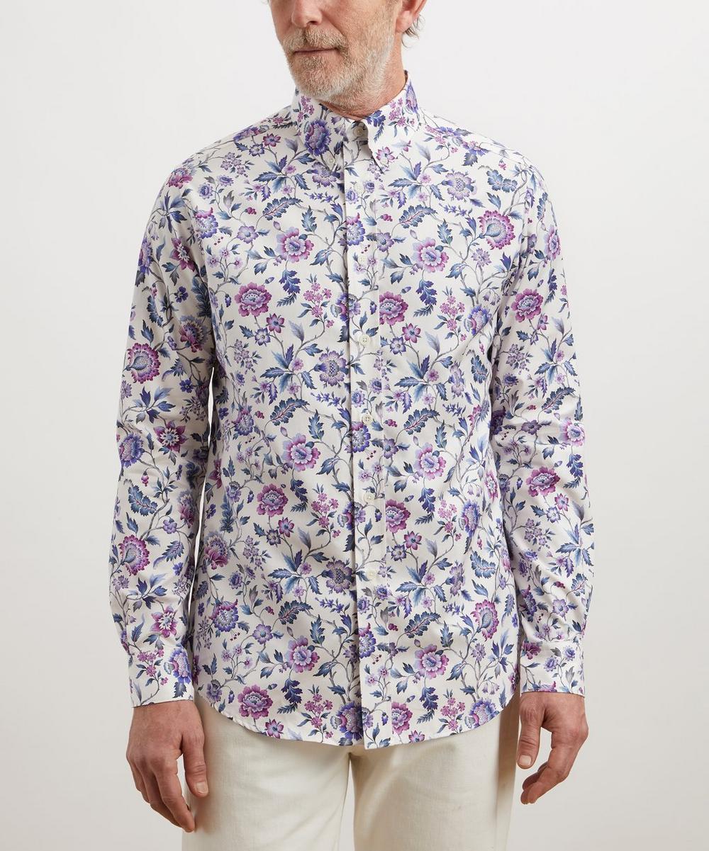Liberty London Liberty Button-Down Regular Fit Shirt In Eva Belle