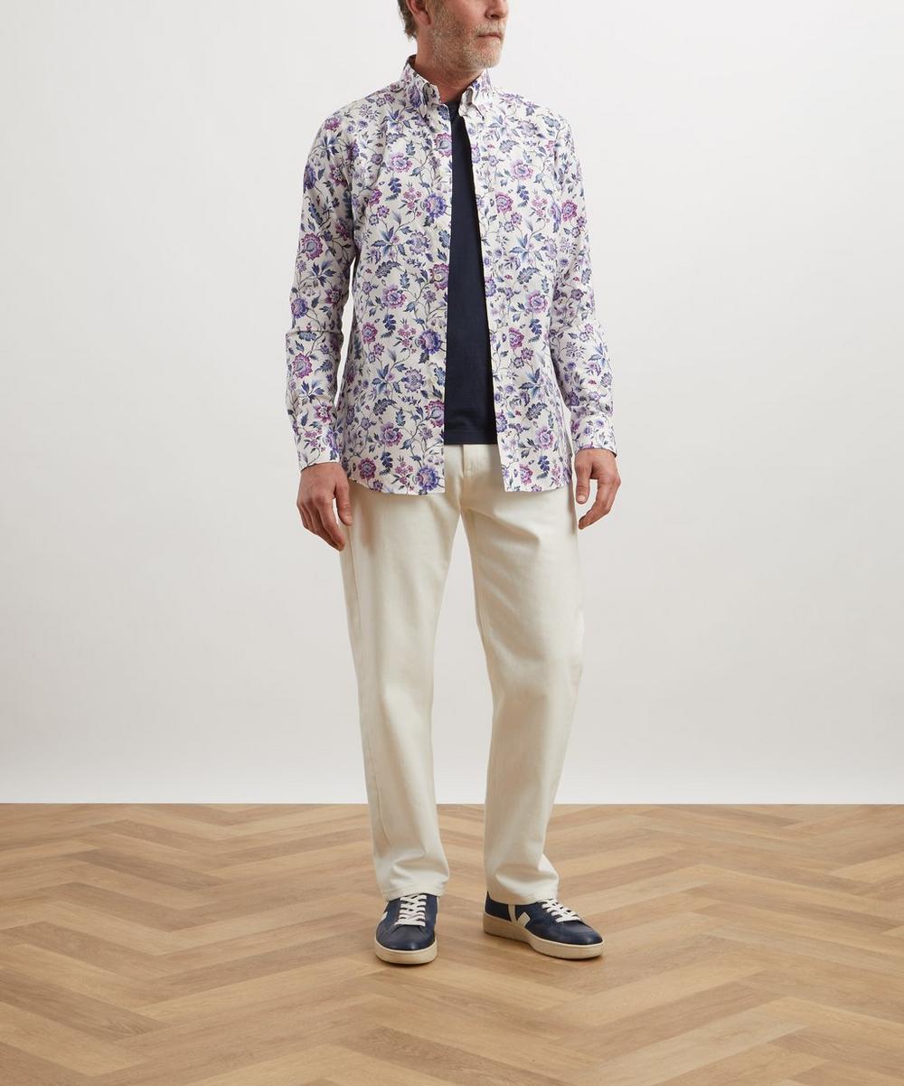 liberty london Liberty Button-Down Regular Fit Shirt in Eva Belle