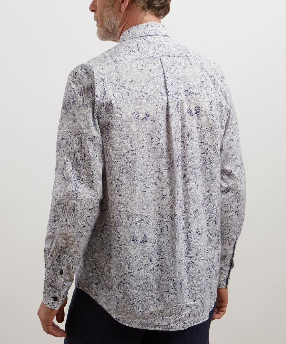 Liberty London Liberty Classic Fit Tana Lawn™ Shirt In Indigo Morris