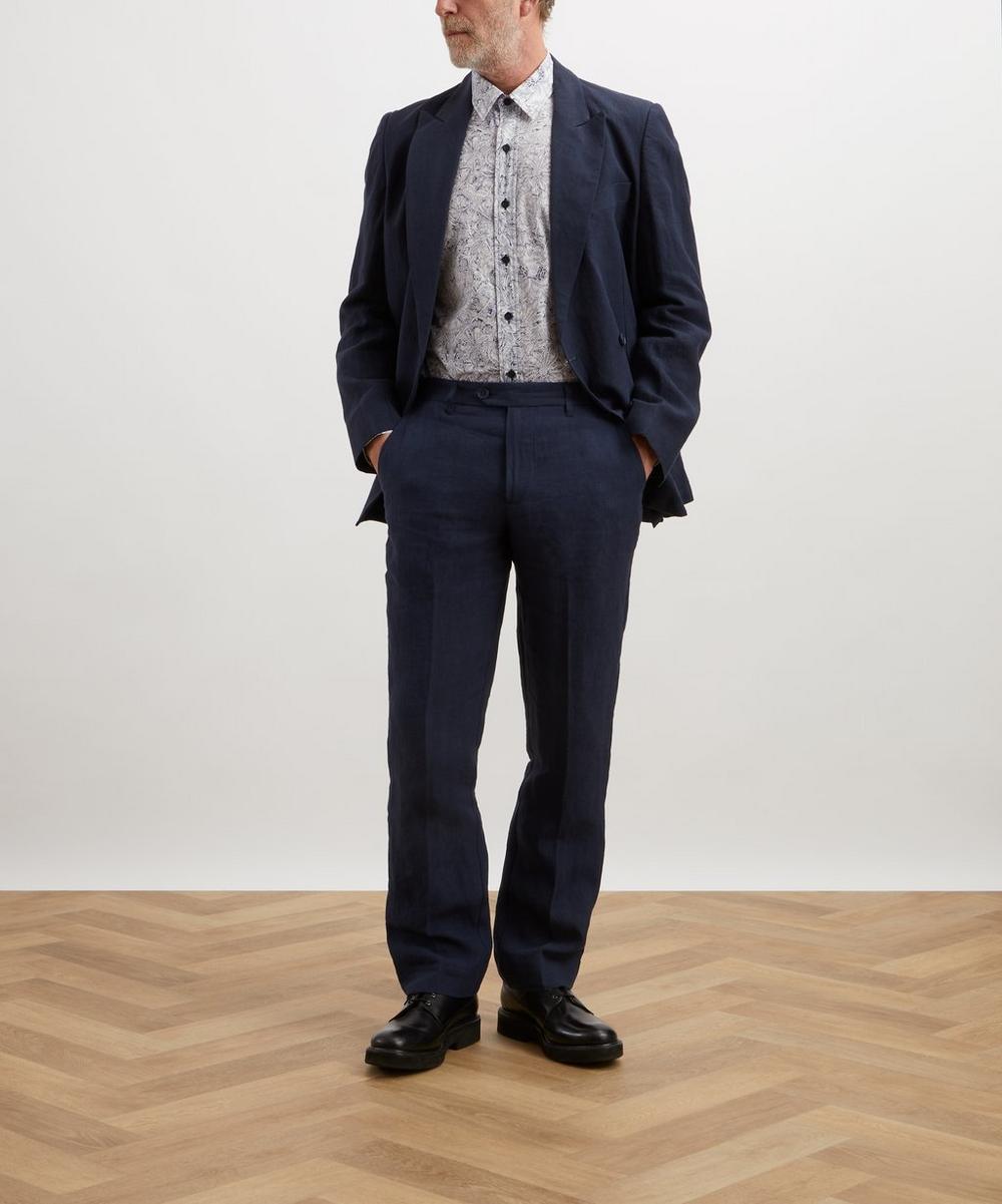 liberty london Liberty Classic Fit Tana Lawn™ Shirt in Indigo Morris