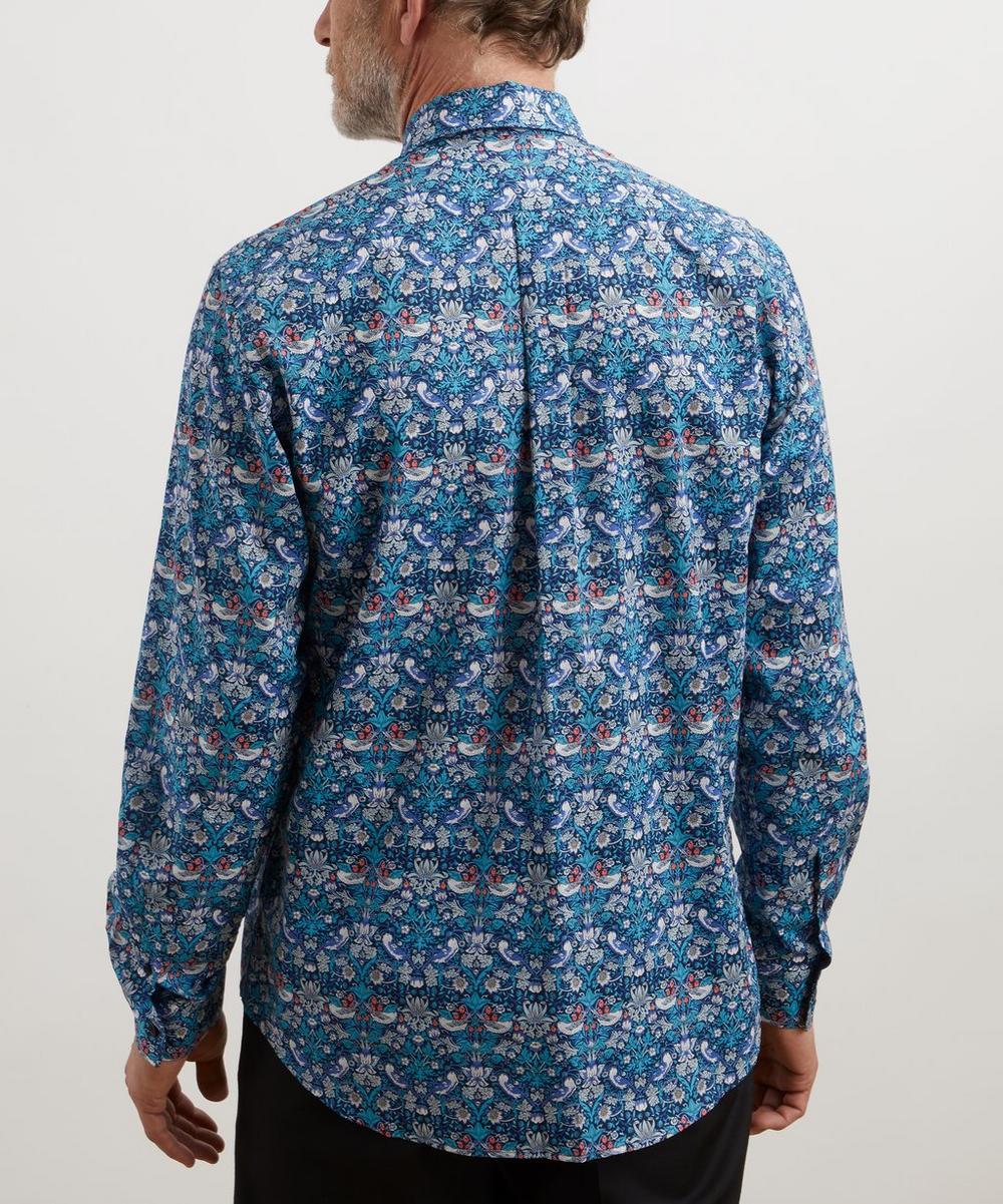 Liberty London Liberty Classic Fit Tana Lawn™ Shirt In Strawberry Thief