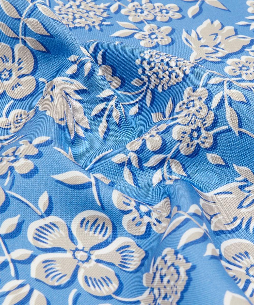 Liberty London Liberty Edenham Haze Silk Pocket Square