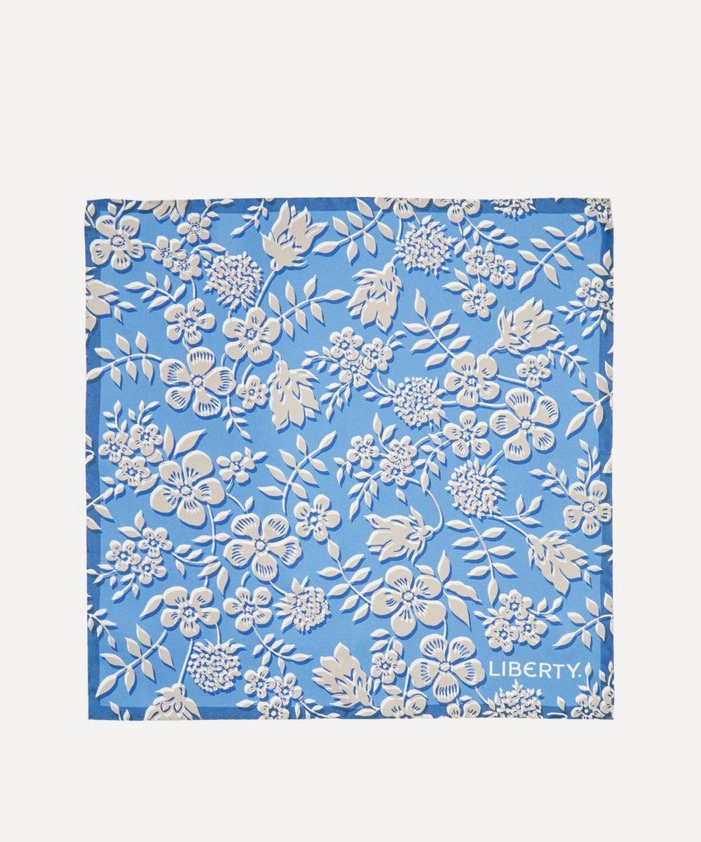 liberty london Liberty Edenham Haze Silk Pocket Square