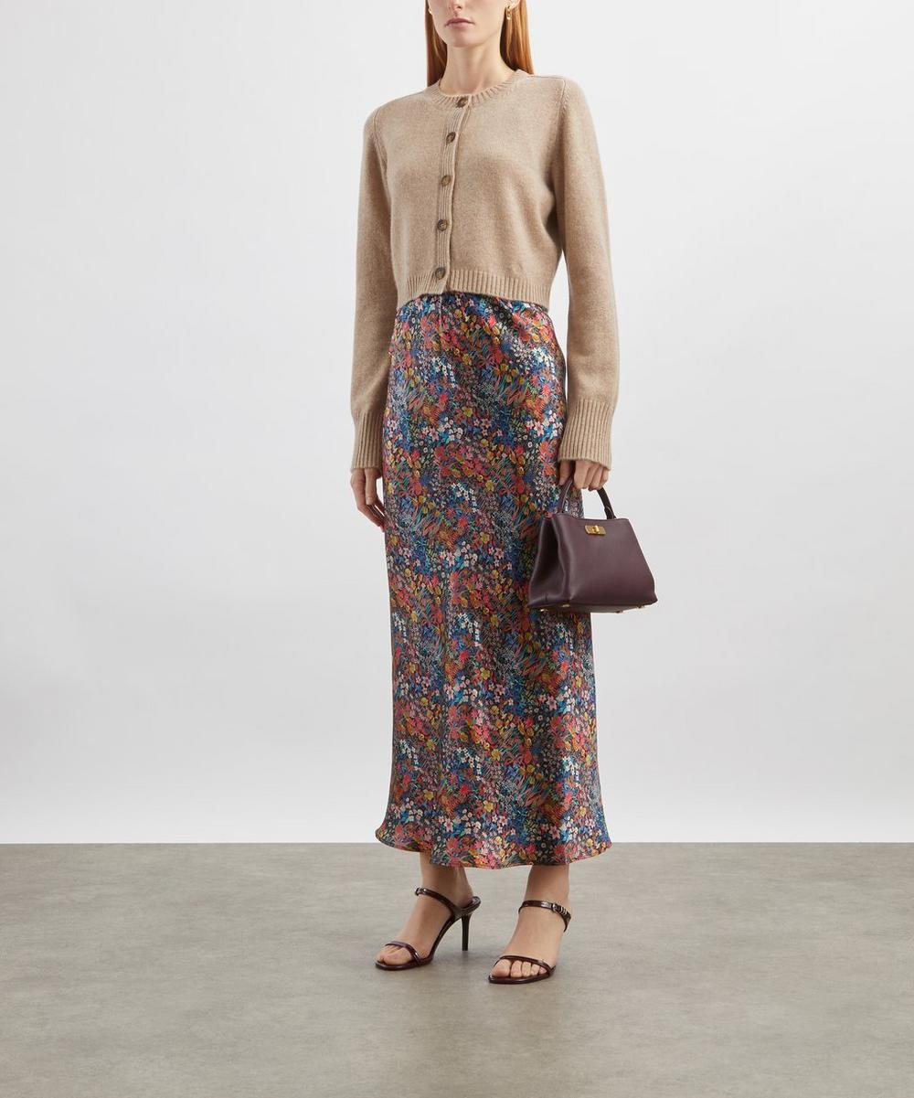 liberty london Liberty Faria Flowers Silk Twill Slip Skirt