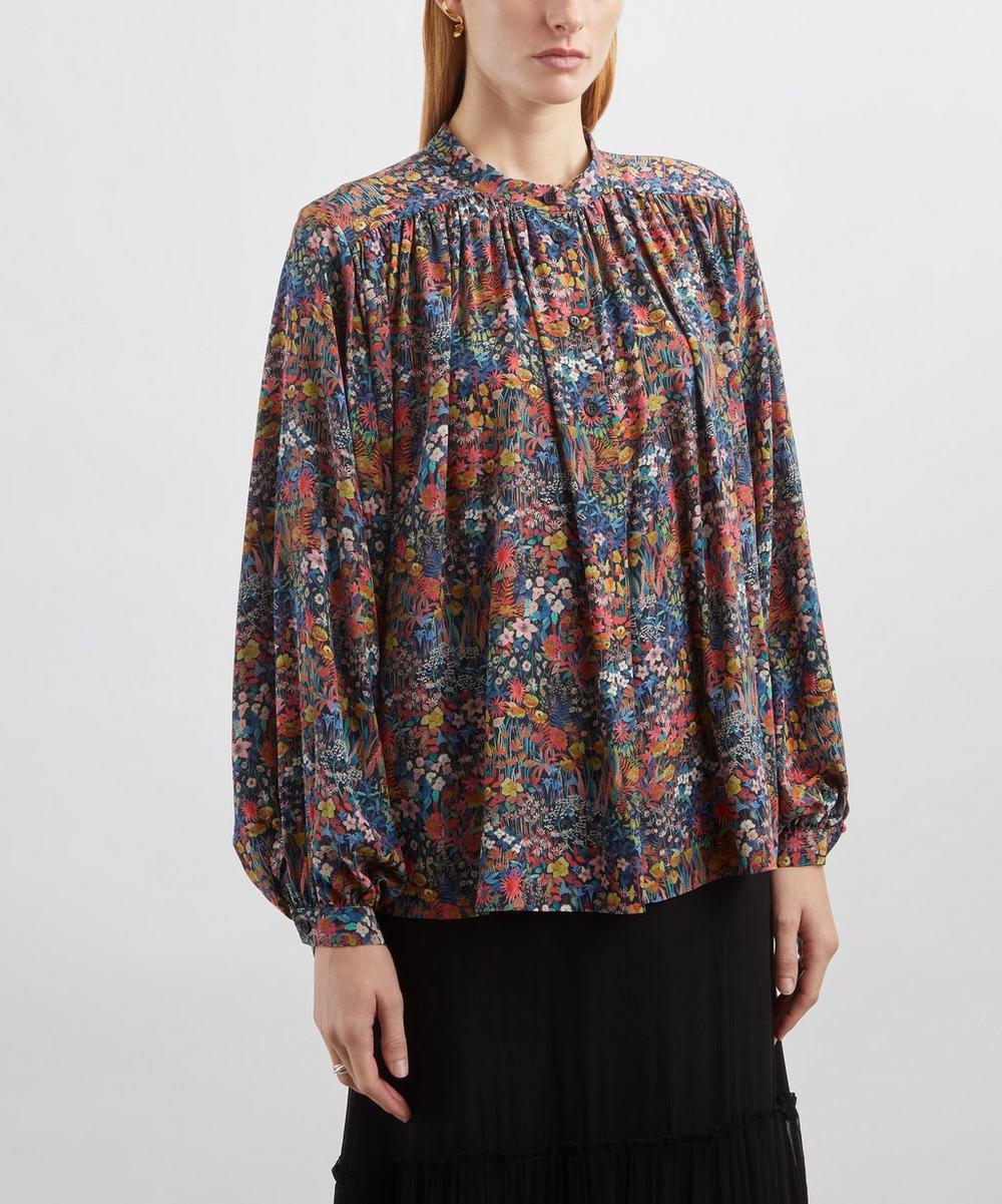Liberty London Liberty Faria Flowers Small Silk Boho Shirt