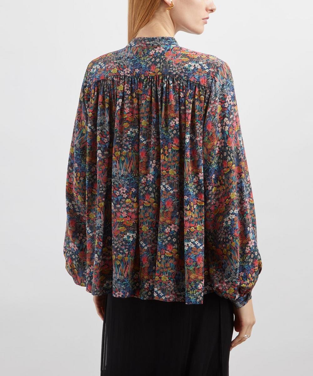 Liberty London Liberty Faria Flowers Small Silk Boho Shirt