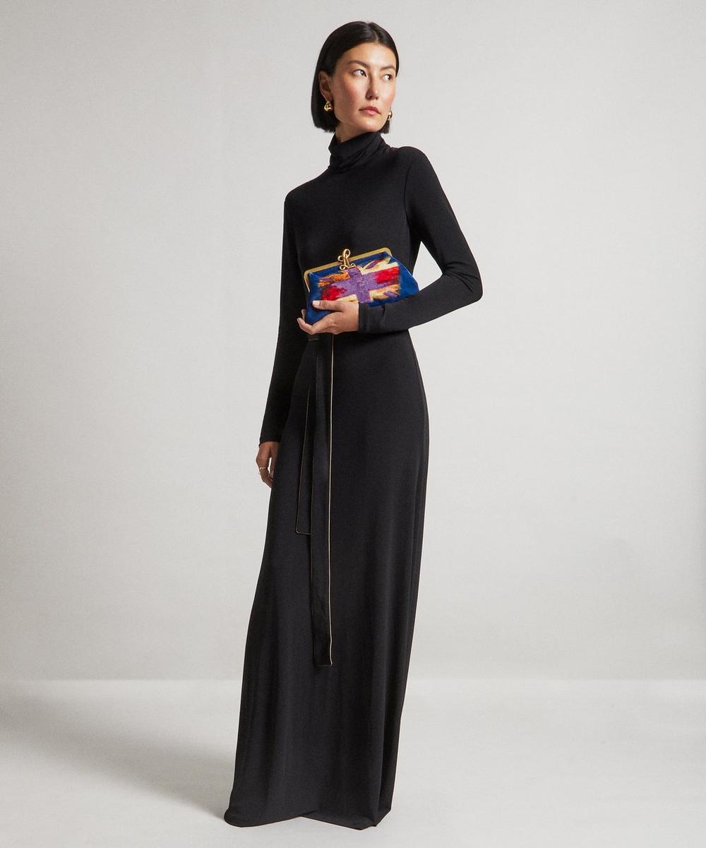 liberty london Liberty HYPERNOVA 150 || Crepe Turtleneck Dress