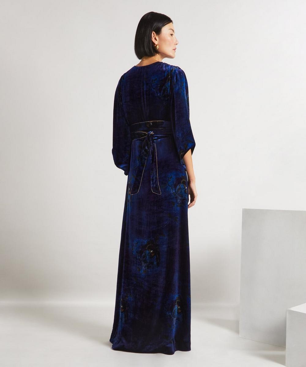 Liberty London Liberty HYPERNOVA 150 || Heron Long Velvet Wrap Dress