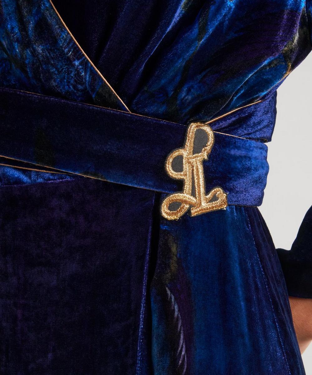 Liberty London Liberty HYPERNOVA 150 || Heron Long Velvet Wrap Dress