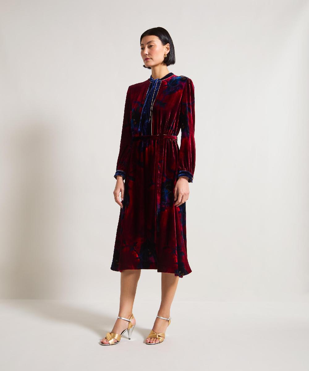 Liberty London Liberty HYPERNOVA 150 || Heron Midi Velvet Wrap Dress