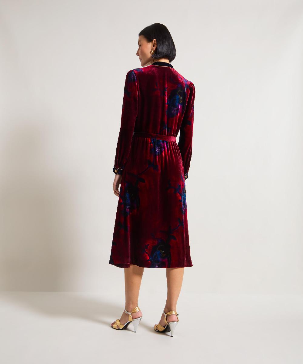 Liberty London Liberty HYPERNOVA 150 || Heron Midi Velvet Wrap Dress