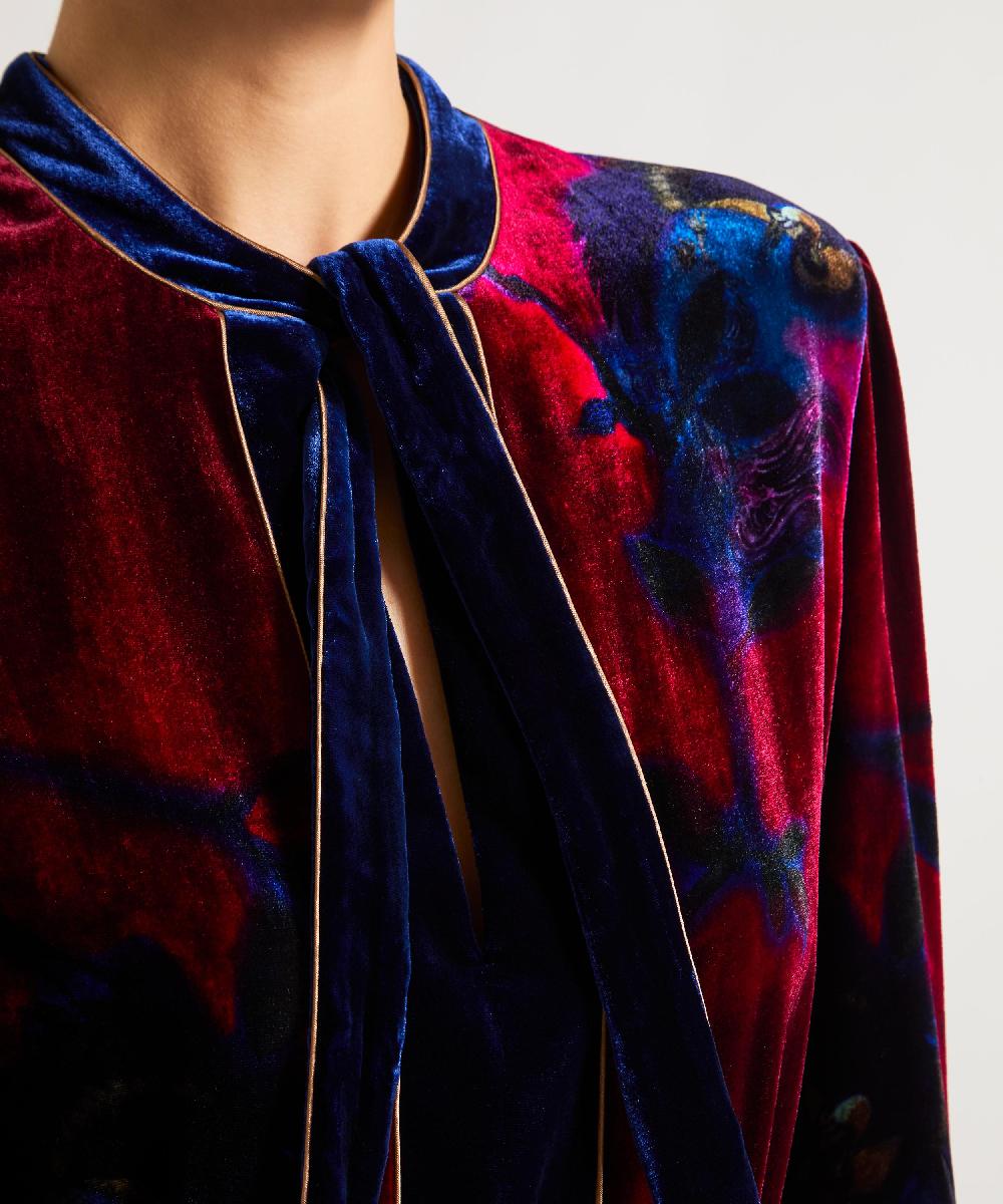 Liberty London Liberty HYPERNOVA 150 || Heron Midi Velvet Wrap Dress