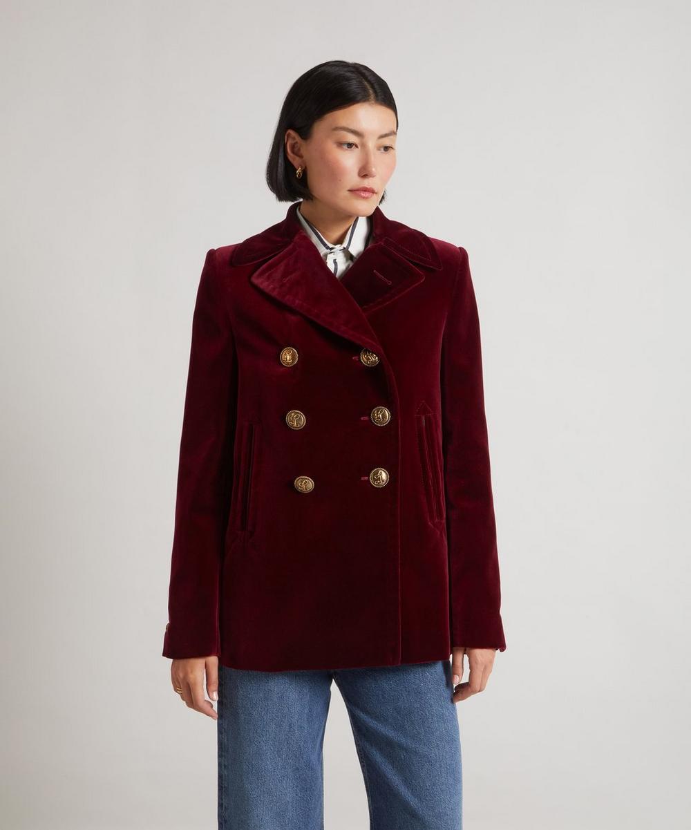 Liberty London Liberty HYPERNOVA 150 || The Hackney Velvet Peacoat