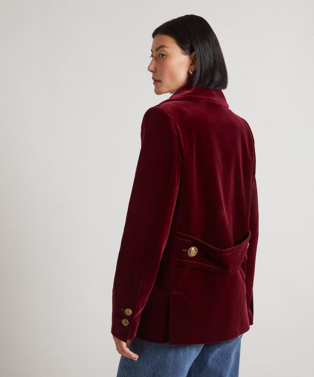 Liberty London Liberty HYPERNOVA 150 || The Hackney Velvet Peacoat