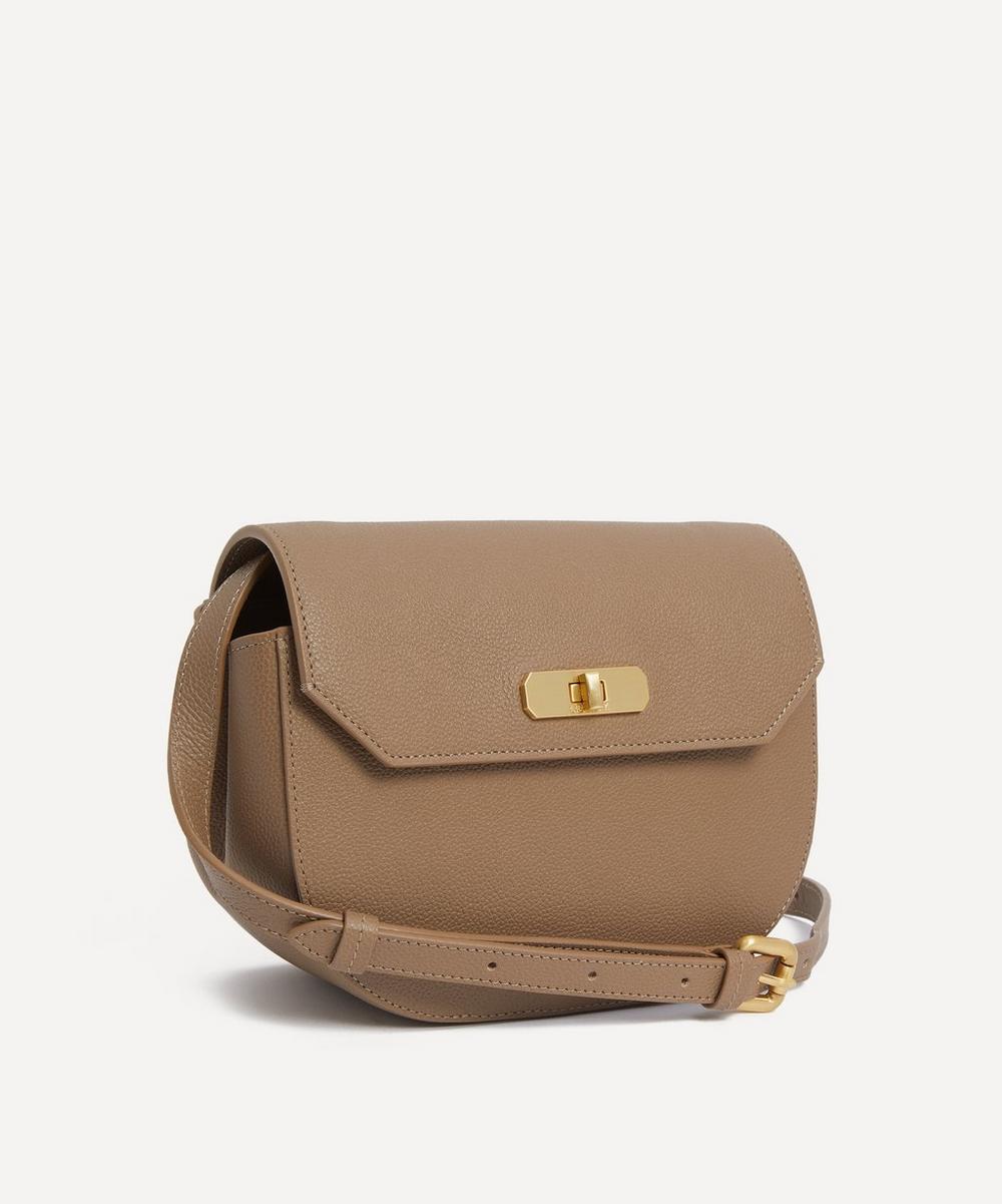 Liberty London Liberty Iphis Leather Round Crossbody Bag