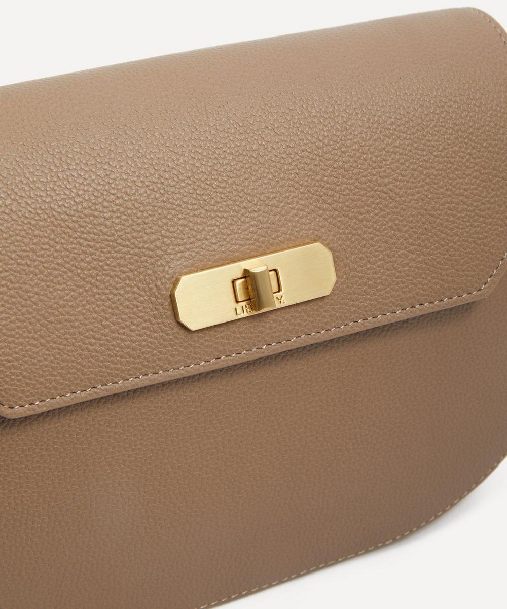 Liberty London Liberty Iphis Leather Round Crossbody Bag