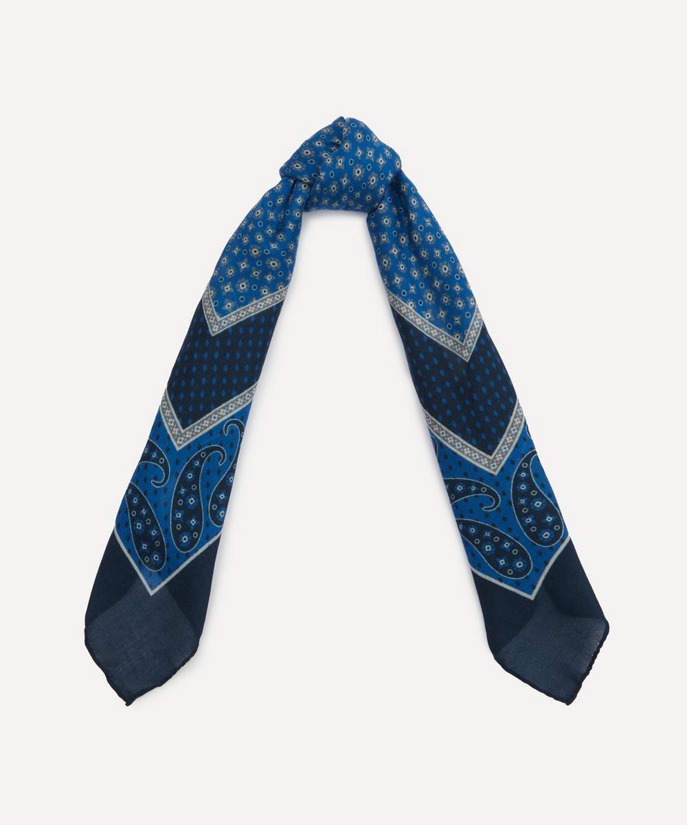 Liberty London Liberty James Paisley 65X65 Wool-Modal Scarf