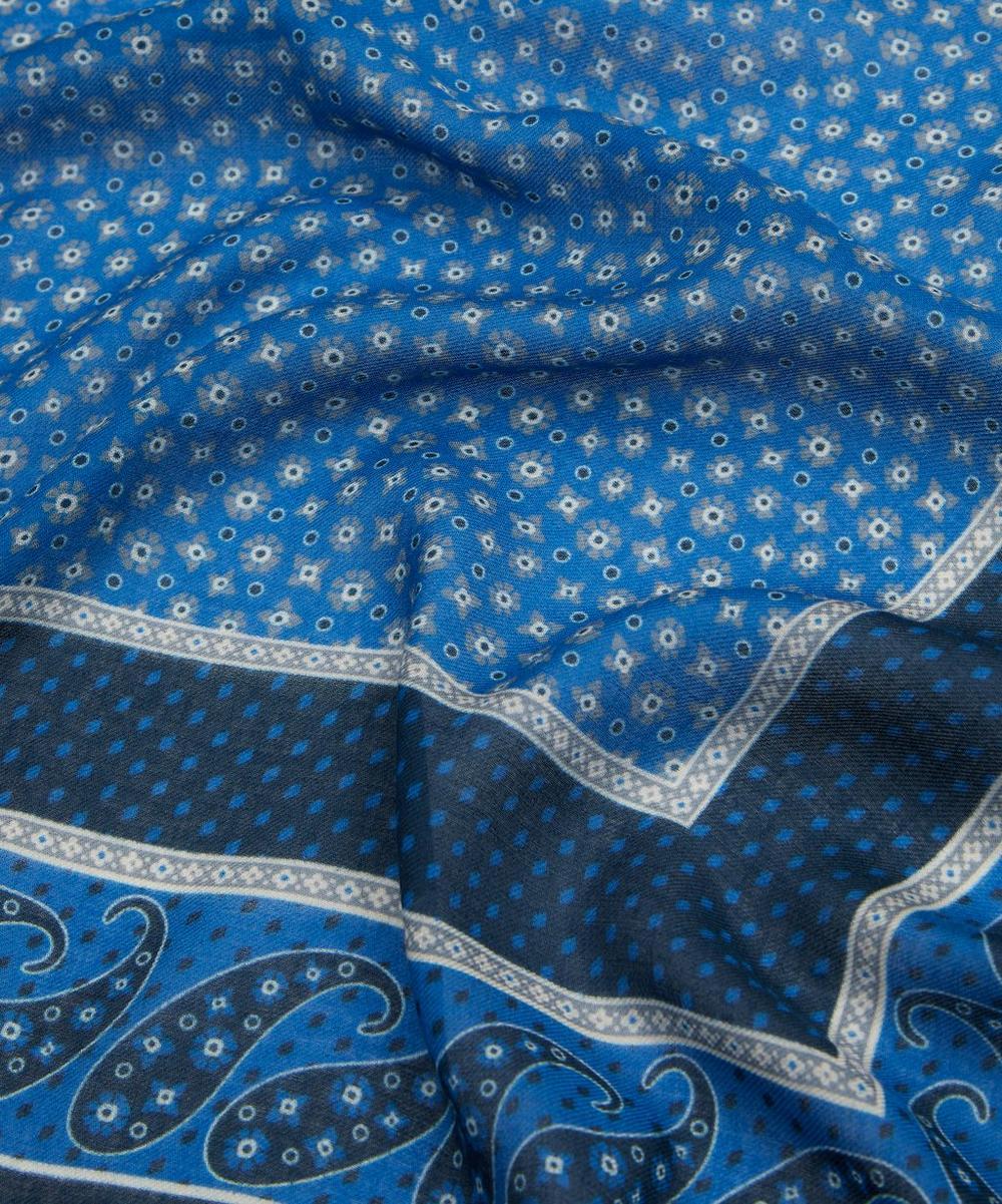 Liberty London Liberty James Paisley 65X65 Wool-Modal Scarf