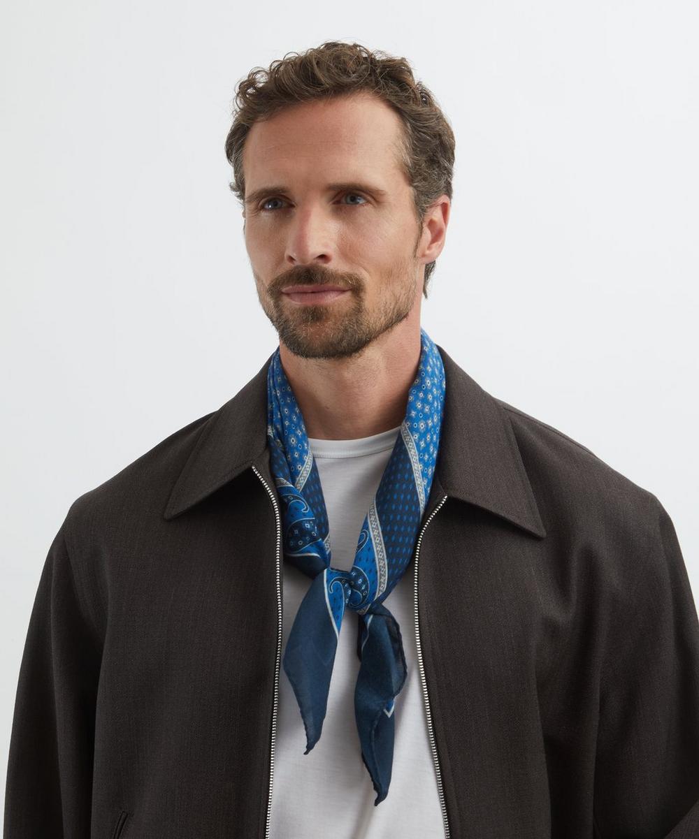 liberty london Liberty James Paisley 65X65 Wool-Modal Scarf