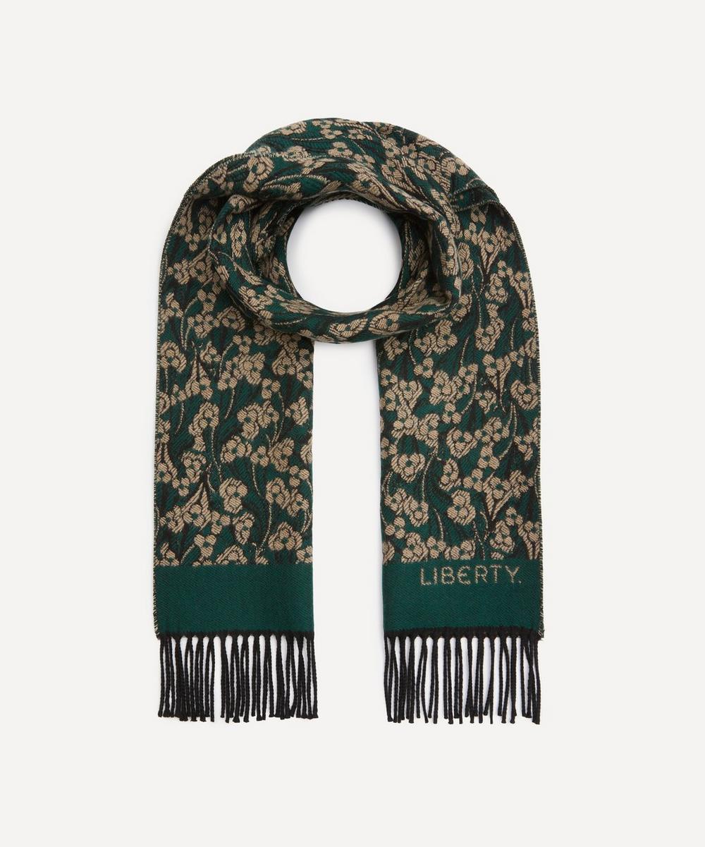 Liberty London Liberty Laith 35X180 Jacquard Wool Scarf