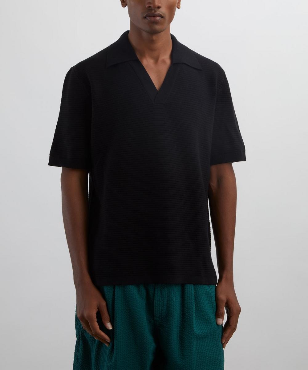 Liberty London A.P.C. Black Livio Polo Shirt
