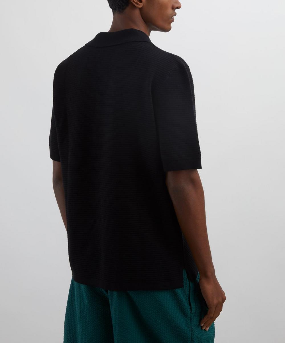 Liberty London A.P.C. Black Livio Polo Shirt