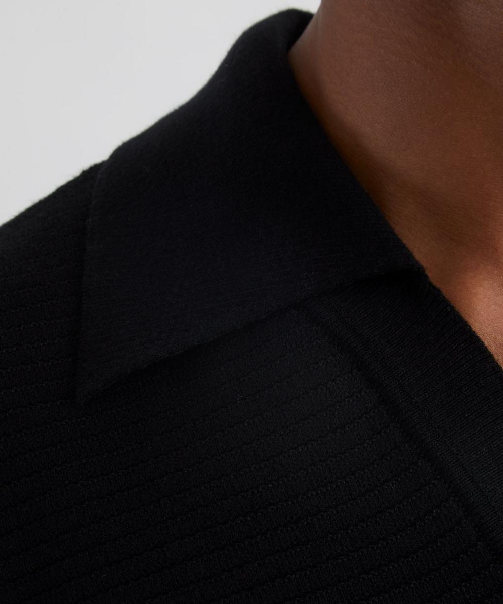 Liberty London A.P.C. Black Livio Polo Shirt