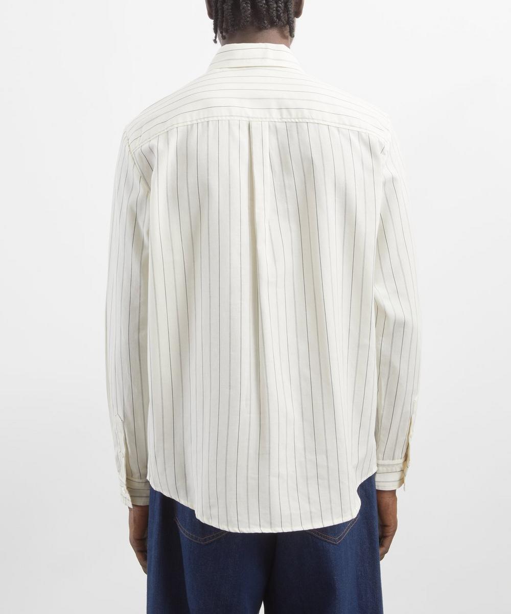 Liberty London A.P.C. Clement Ecru Stripe Shirt
