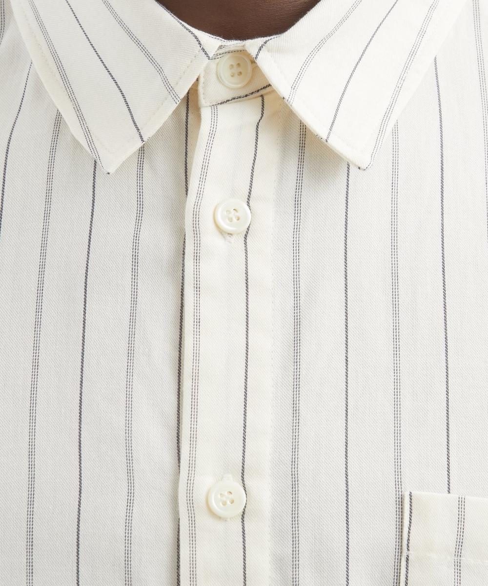 Liberty London A.P.C. Clement Ecru Stripe Shirt