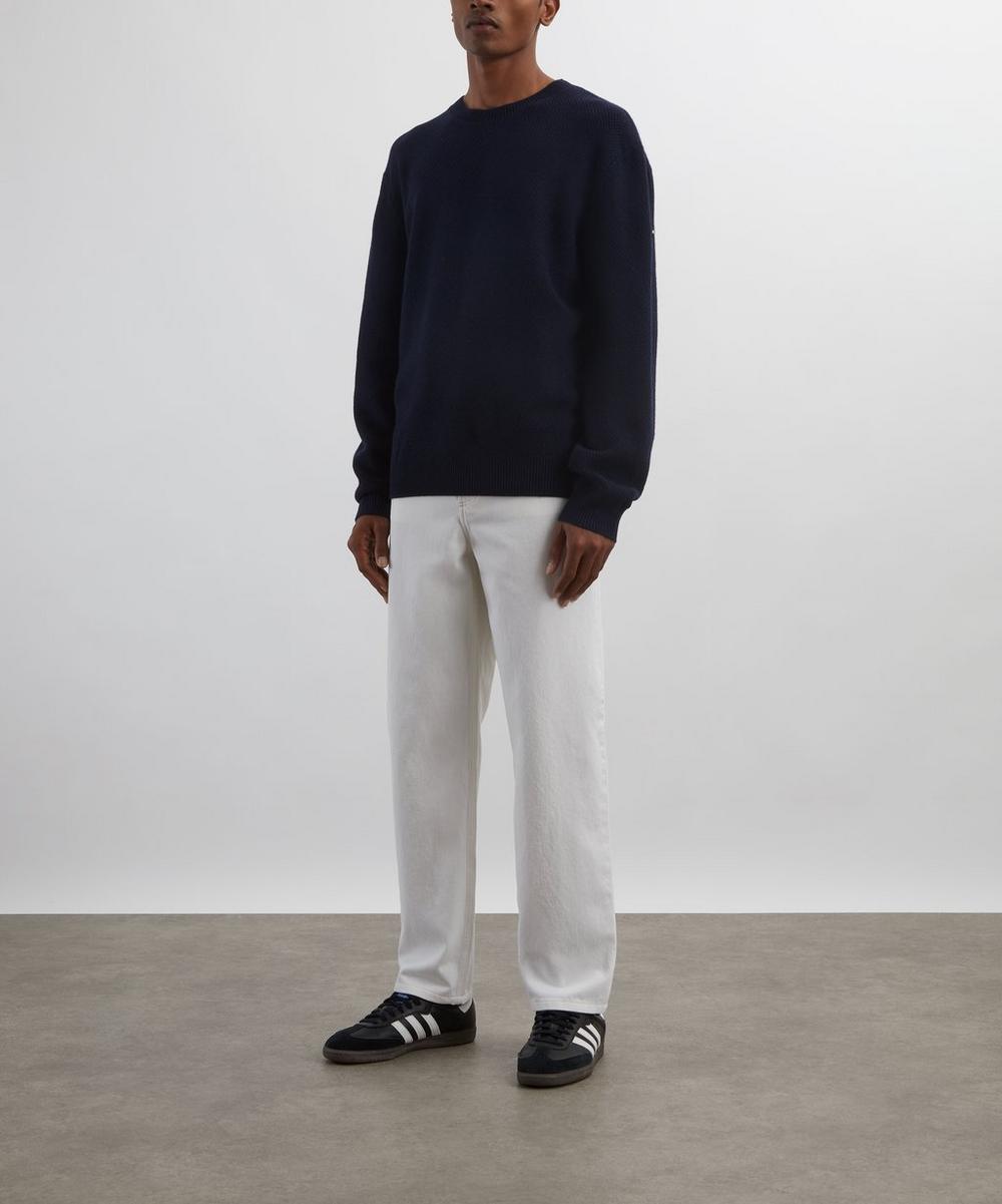 liberty london A.P.C. Dark Navy Thomas Wool Jumper