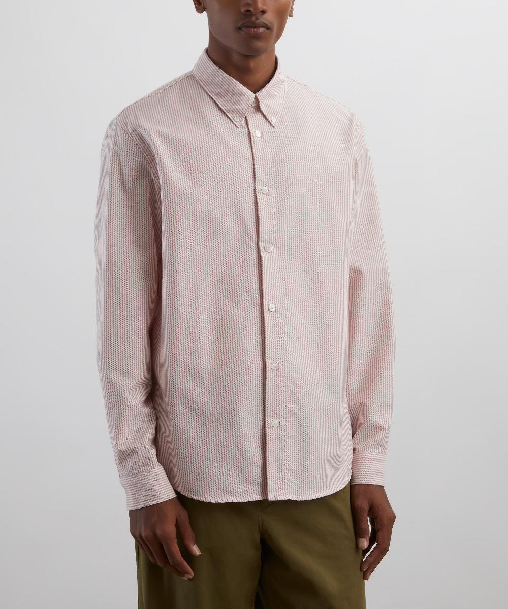 Liberty London A.P.C. Greg Striped Cotton Shirt