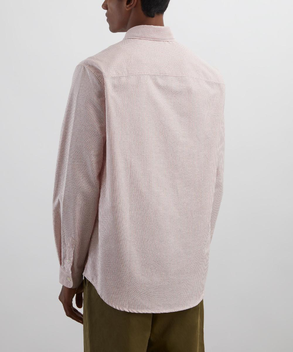 Liberty London A.P.C. Greg Striped Cotton Shirt