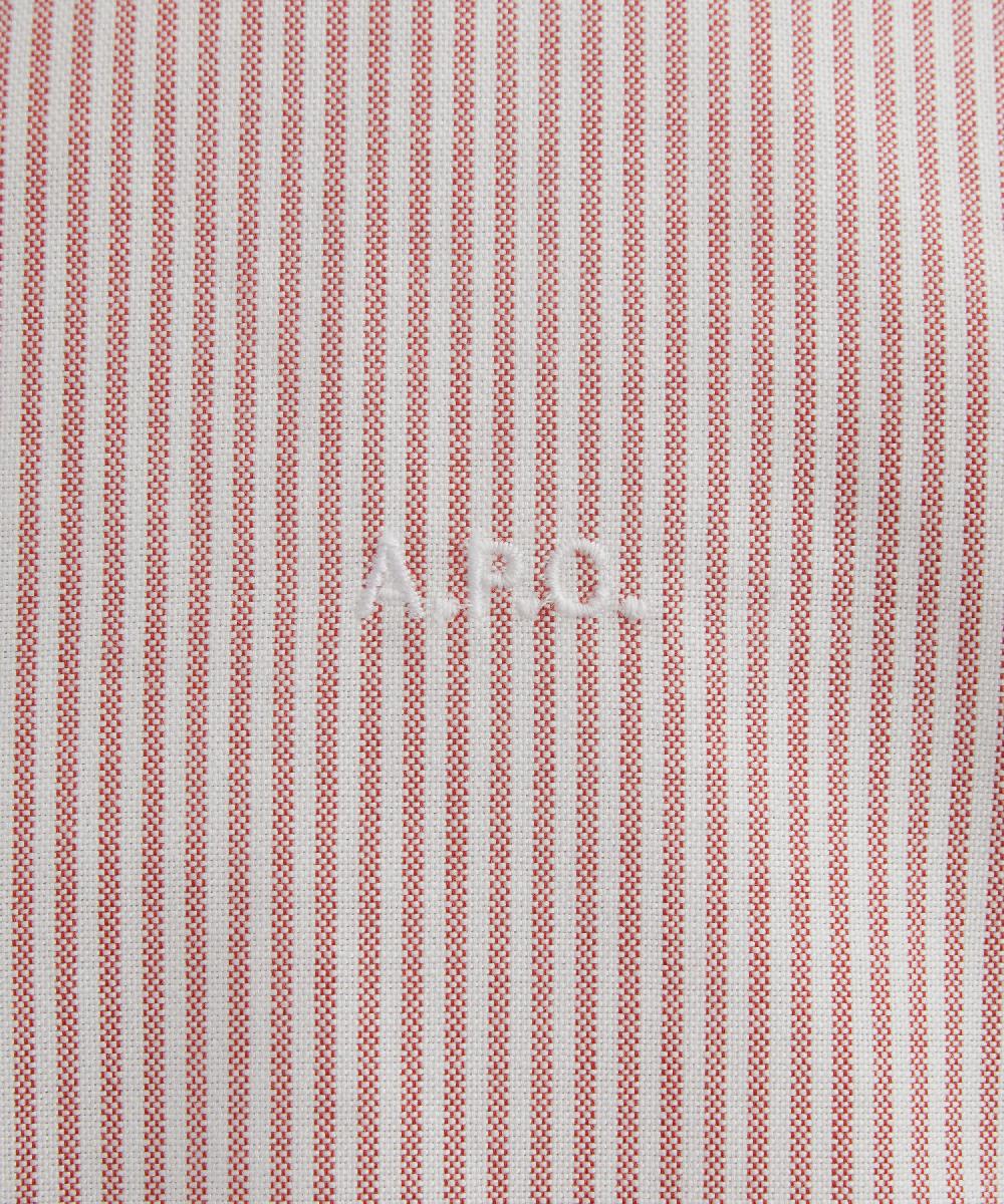 Liberty London A.P.C. Greg Striped Cotton Shirt