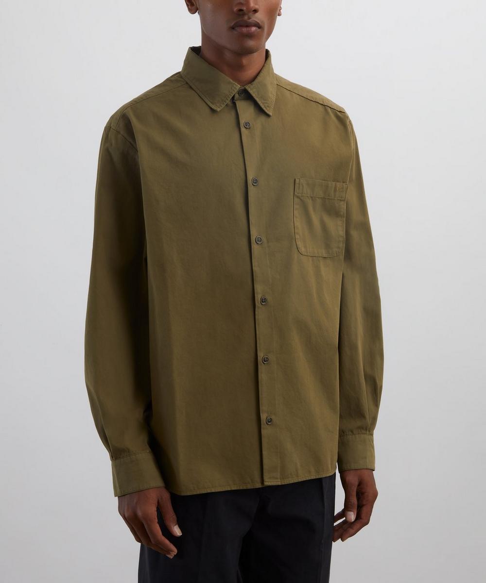 Liberty London A.P.C. Khaki Malo Cotton Shirt