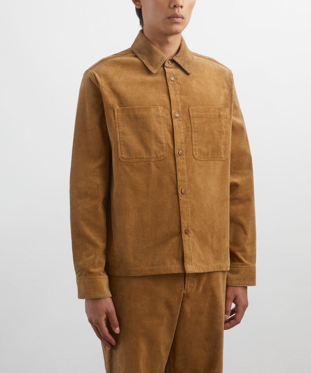 Liberty London A.P.C. Leon Brown Corduroy Overshirt