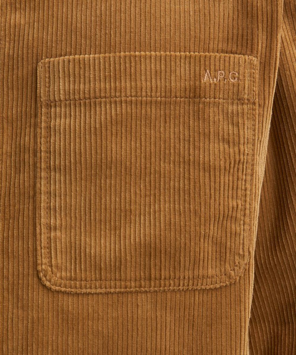 Liberty London A.P.C. Leon Brown Corduroy Overshirt